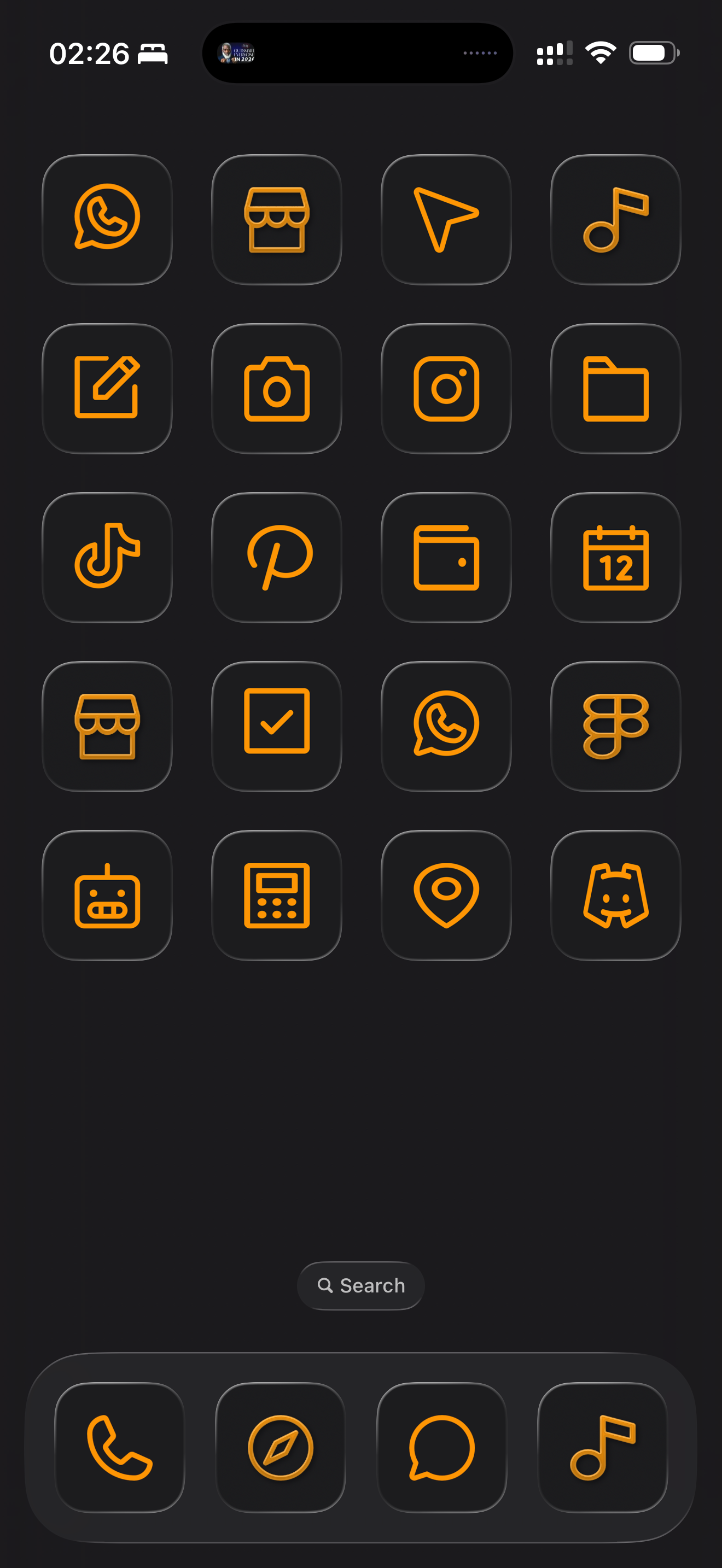 Sanctify Studios - Dark Orange App Icons